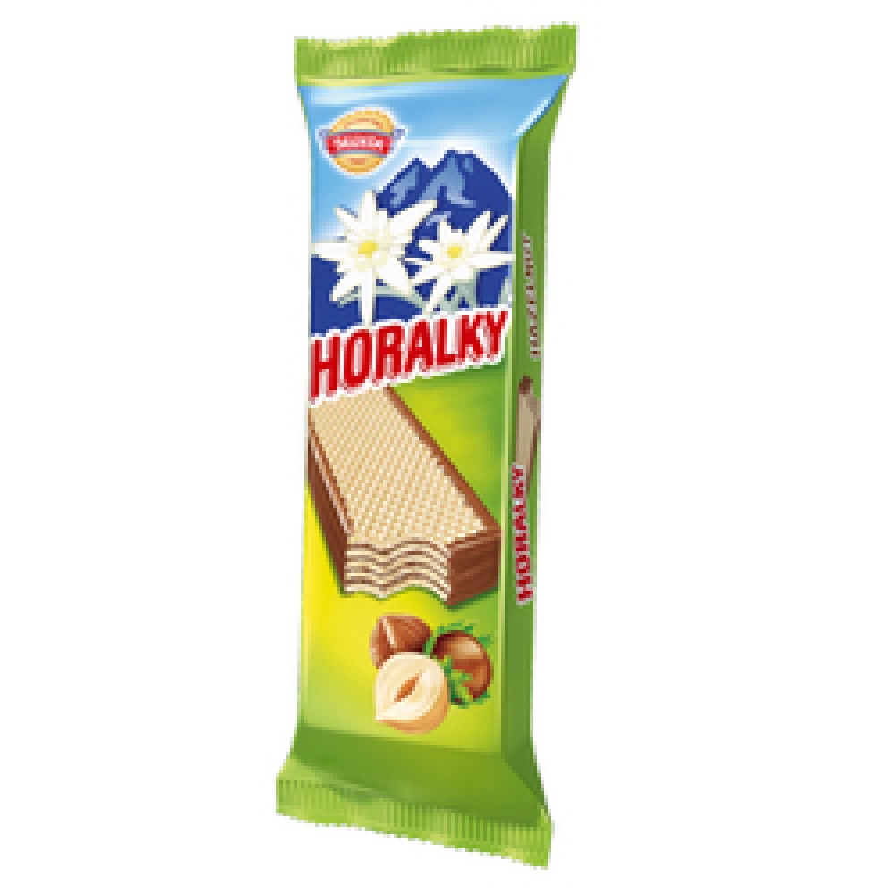 Вафлі "HORALKY з горіховою начинкою"50 г